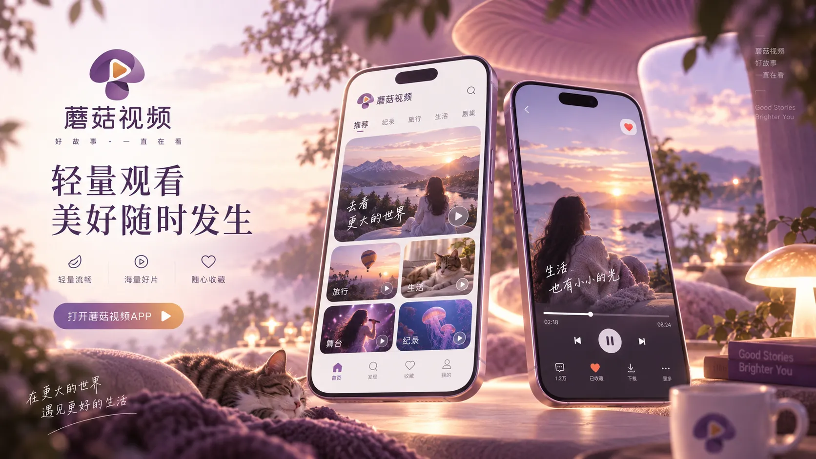 蘑菇视频 iOS 使用与移动端浏览
